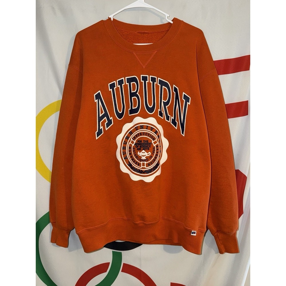 Vintage Russell Athletic Auburn Tigers Sweatshirt XL Crewneck 90s Football